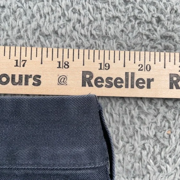 VTG Polo Ralph Lauren Pants Mens 40x34 Fits 38x33 Blue Andrew Pleated Chino - Picture 5 of 10